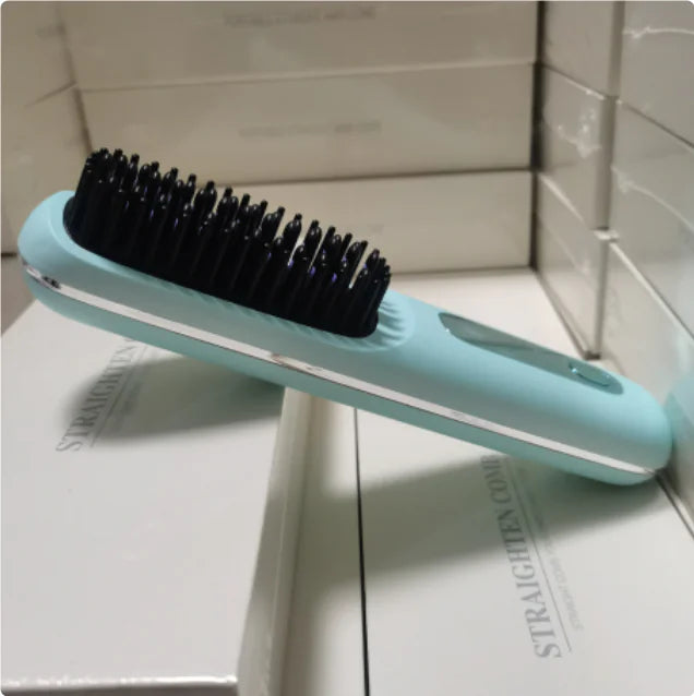 2-in-1 Draadloze Haarborstel – Stijltang en Krultang in één