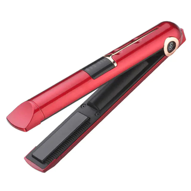 Fer à lisser et boucler portable rechargeable par USB
