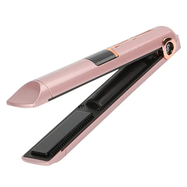 Fer à lisser et boucler portable rechargeable par USB