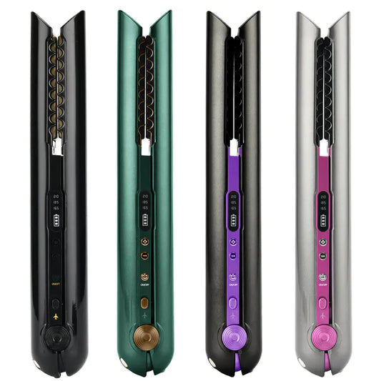 Pritech Wireless USB 2-in-1 Curling Iron and Straightener